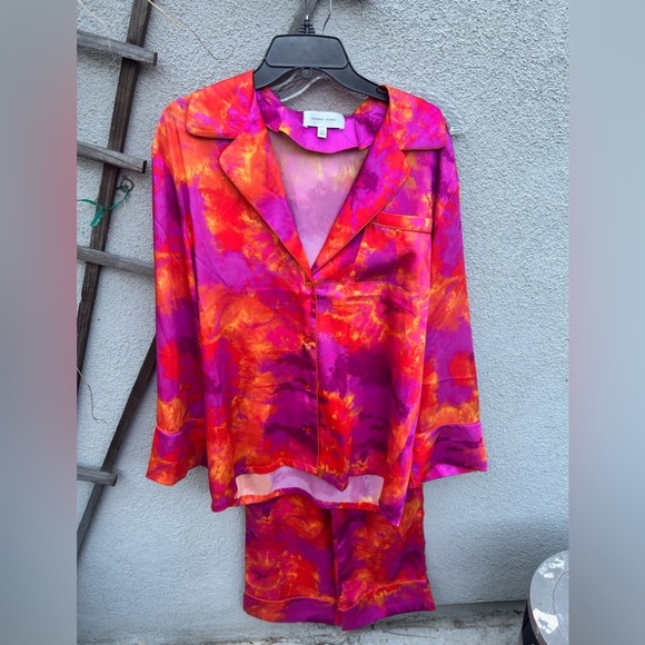 Ronny Kobo Valentina Top + Dora Pant in Tie Dye Pink New With Tags! - Picture 2 of 10